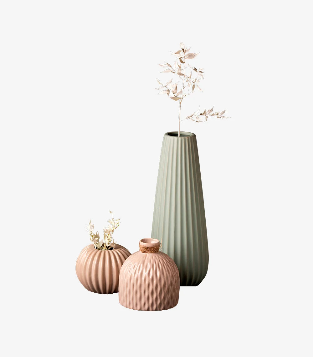 Bottle Shaped Modern Vase Ceramic Vase